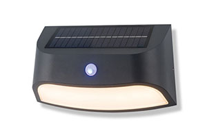 Modern Minimalist Solar Motion Sensor Wall Light