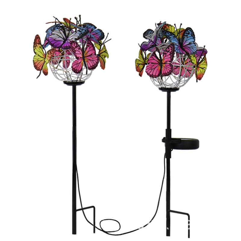 colorful solar butterfly lights for garden 5