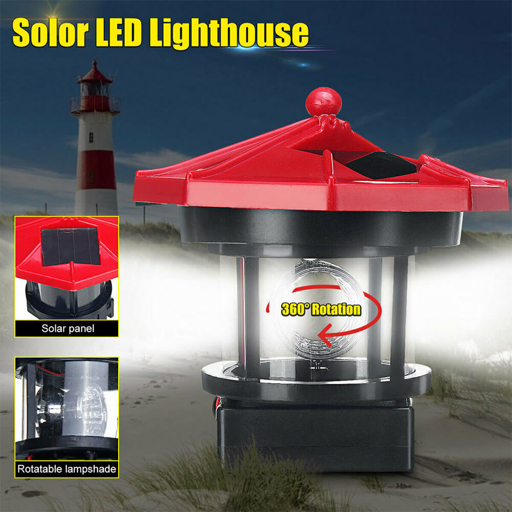 outdoor solar lighthouse 1
