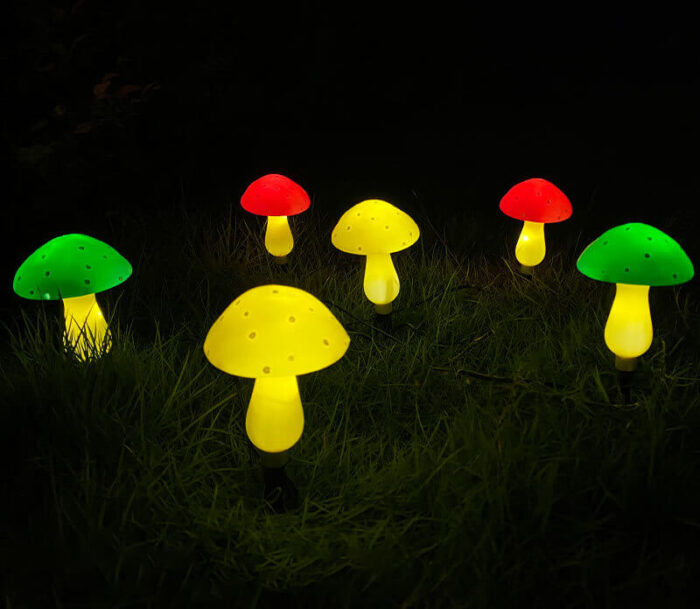 mushroom solar garden lights 17
