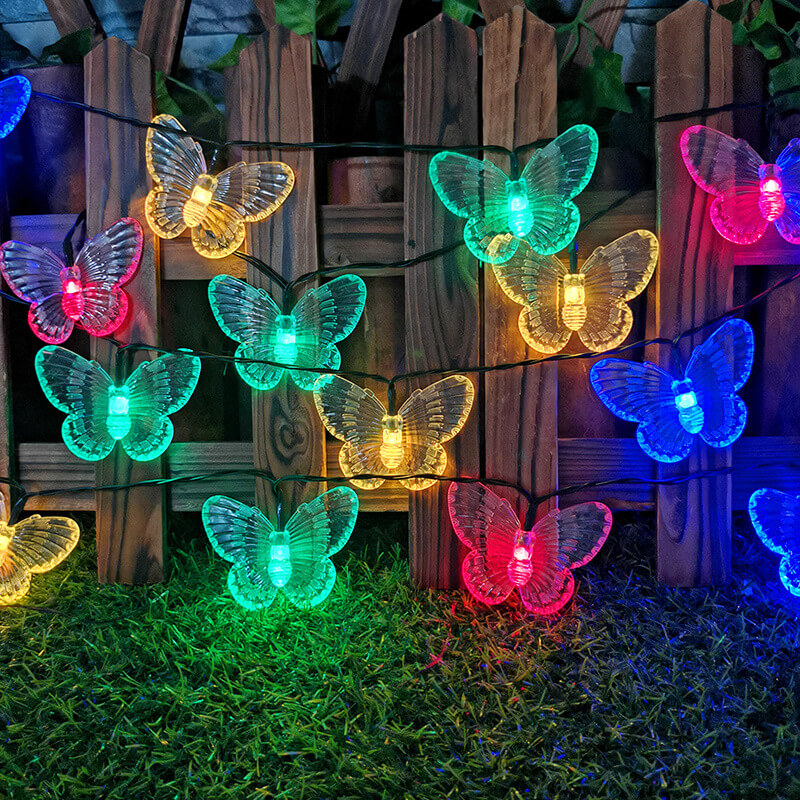 solar butterfly garden lights 12
