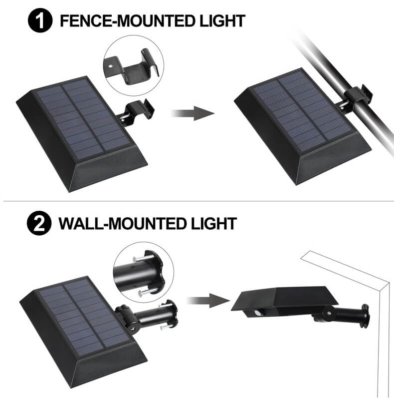 solar lights on fence 17
