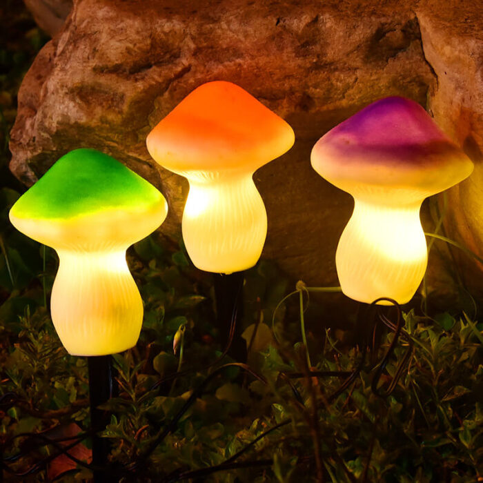 solar mushroon garden lights 3