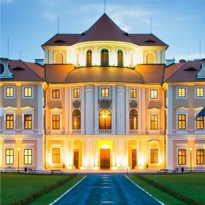 Outdoor Architectural Landscape Floodlights for a manor