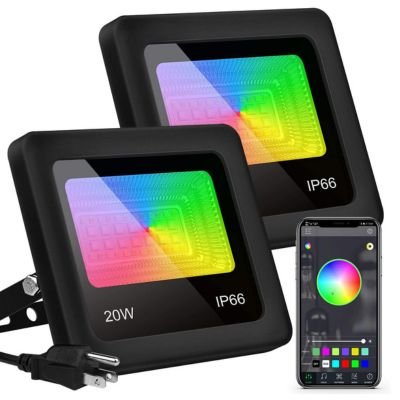 Smart RGB LED Flood Light 20W