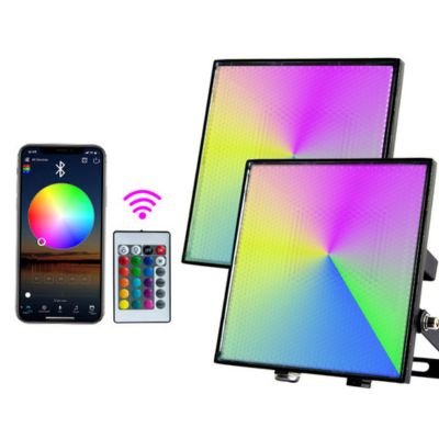 Wireless 20W RGB LED flood light