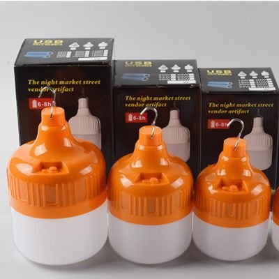 Suspendable rechargeable bulb