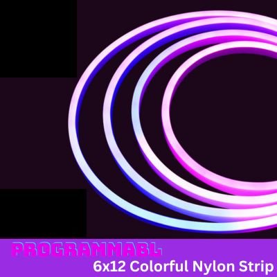 Programmable colorful nylon strip