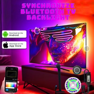 Synchronize bluetooth TV backlight