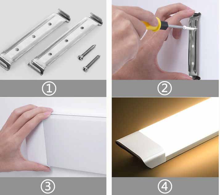 led batten installation method