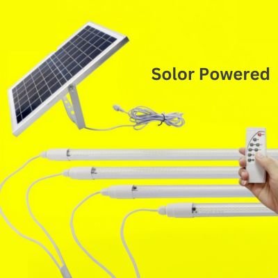 solar powered tube lights