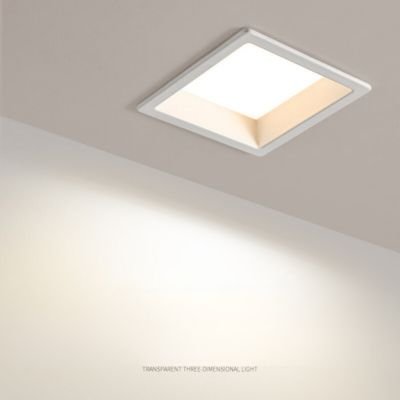 large size square trimless recessed lighting