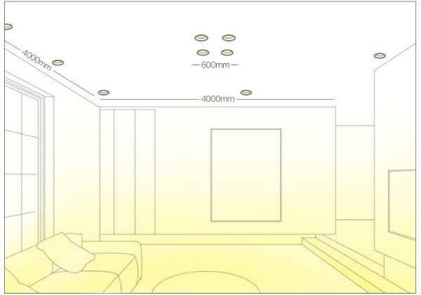 recessed lighting layout 3