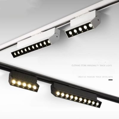square desing track lighting