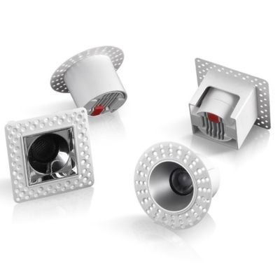 Embedded ceiling spotlights