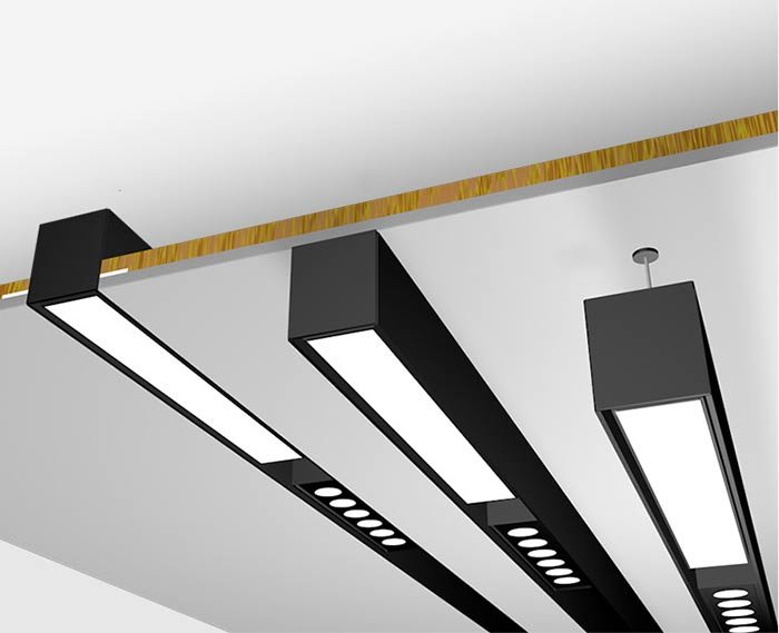 Recessed Magnetic Track Lighting Installation 1