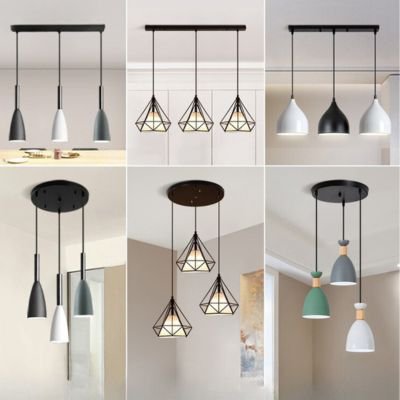 Simple wrought iron chandelier