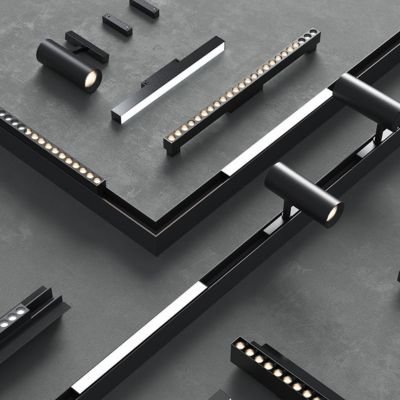 multiple styles of magnetic track lights 1