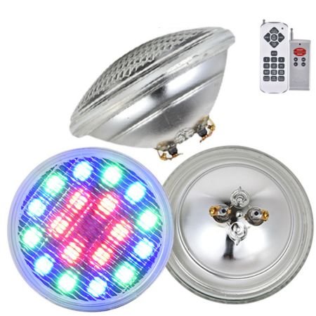 Par56 LED pool light bulb with thick glass