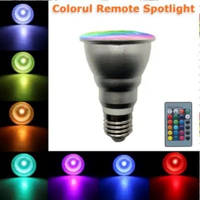 Waterproof IP65 10W RGB LED Par20 with remoter