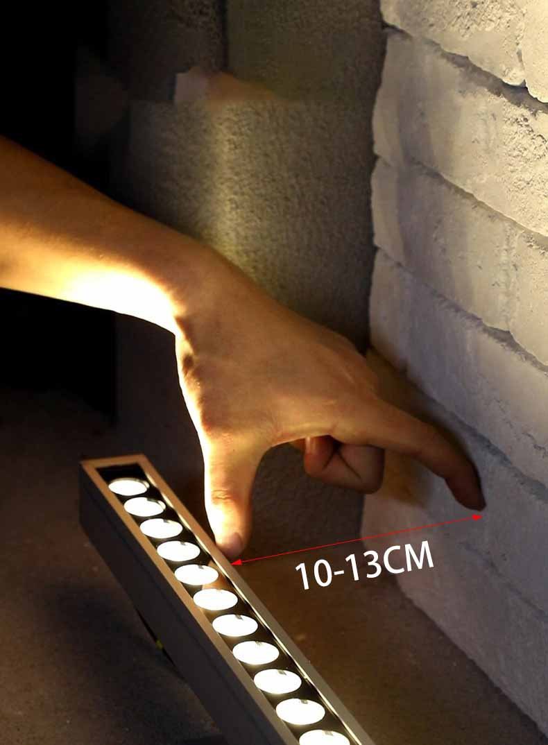 Distance from the wall 10-13CM effect is better