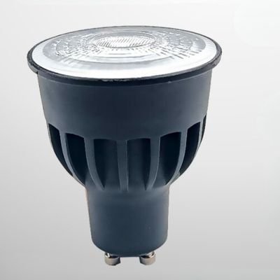 Plastic-clad aluminum 8W 120V 24° GU10 bulb