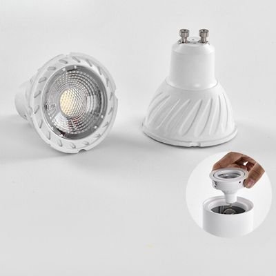 ceramics 12V 120V 5W 7W COB GU10 Bulb for downlight