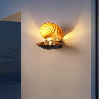 New pearl shell luxury wall lamp