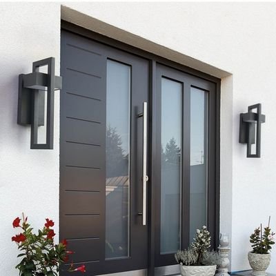 Simple stainless steel minimalist outdoor wall light