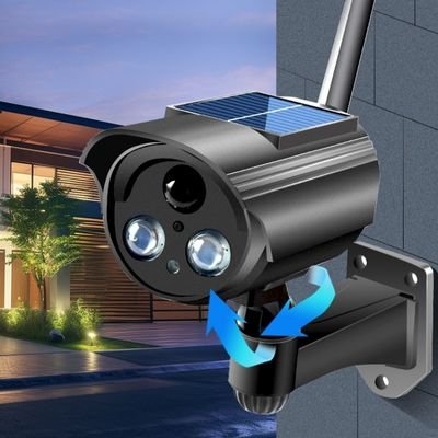 Solar security outside wall light