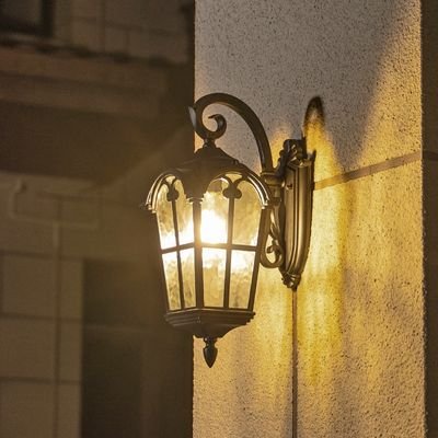 retro outdoor wall lights