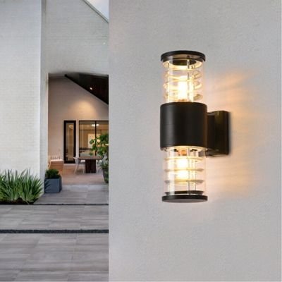 round external wall lights