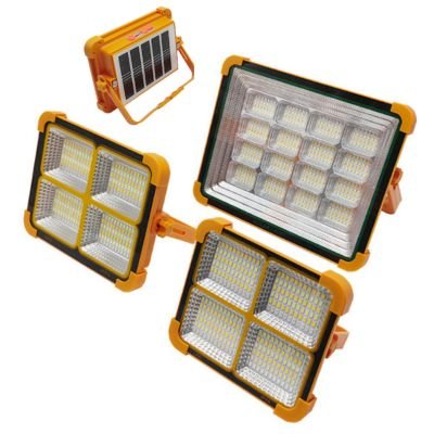 solar powered flood light with battery backup