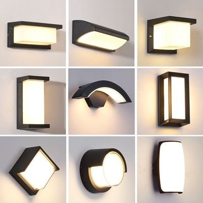 stylish outdoor wall lights