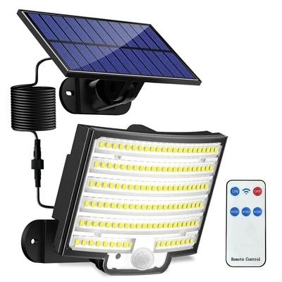 126 LED solar security pir light