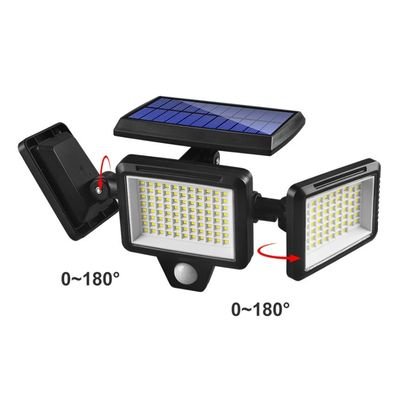 210 LEDs super bright solar wall light