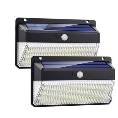 228 LEDs waterproof solar garden wall light