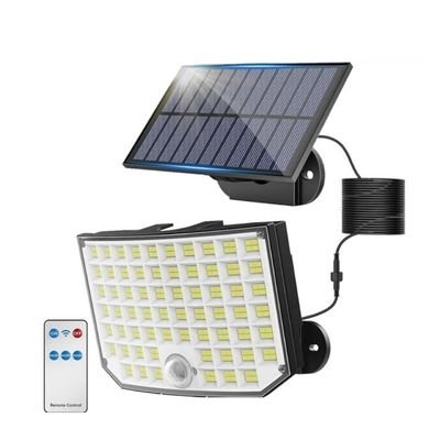 256 LED solar security pir light