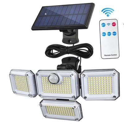 288 adjustable LED solar security pir light