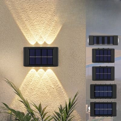 4-16LED solar up and down wall light