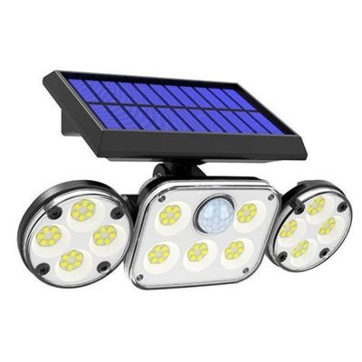 83 LEDs 3 heads solar wall light