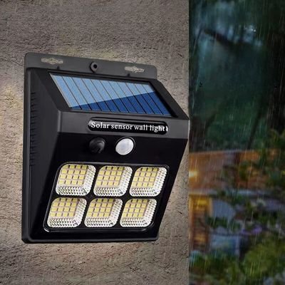 96 LEDs solar sensor wall light