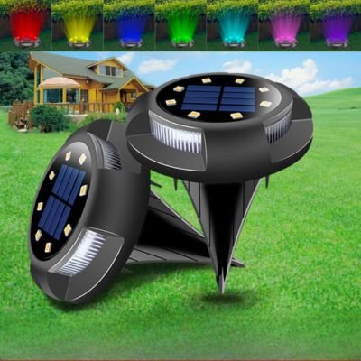 Black stainless steel exquisite solar in ground light