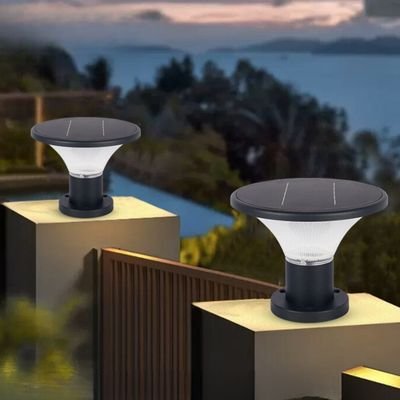 Clouds solar post light