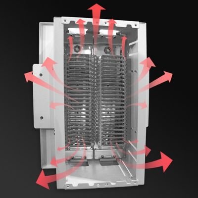 Fin heat dissipation of led canopy light