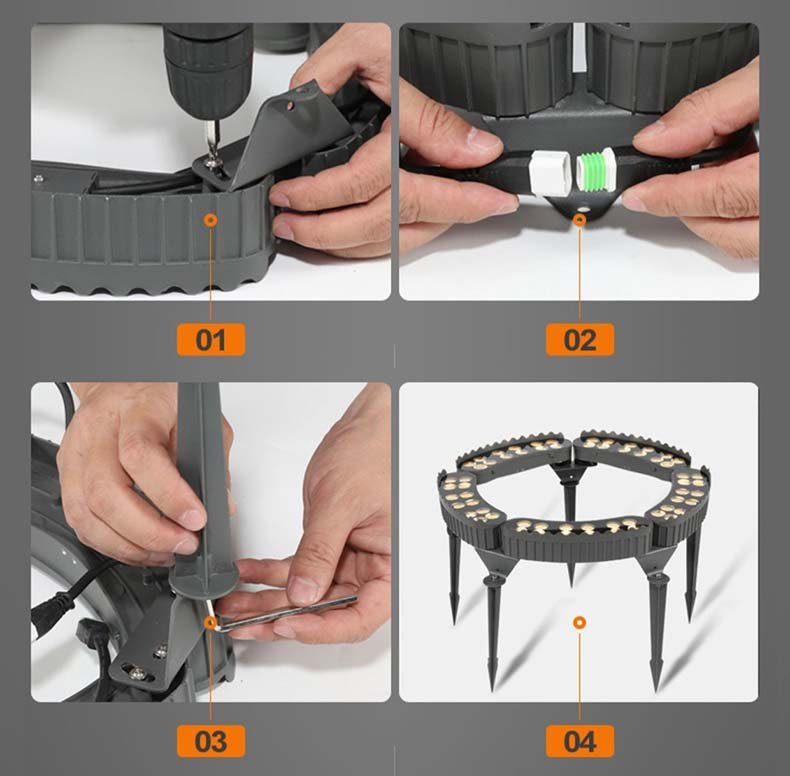 How to install Palm Tree light