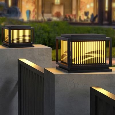 Light shadow solar post light