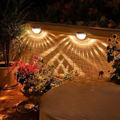 Perforation-free Solar wall light