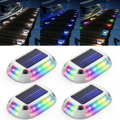 RGB outdoor solar deck light