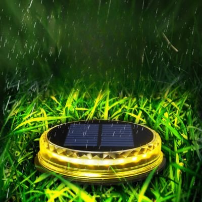 Ring light strip solar in ground light